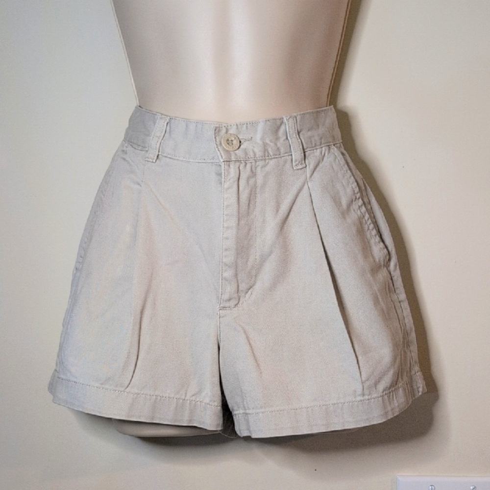 Cotton Twill Safari Shorts, Size 1